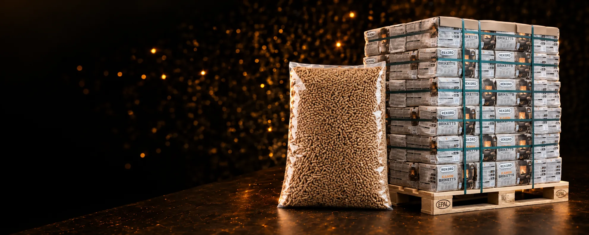 Holzpellets und Holzbriketts von VAN FROID PELLET
